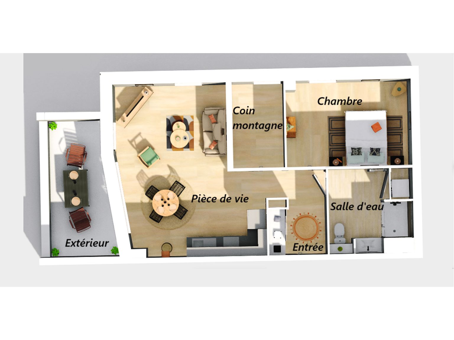 Appartement T2 ST CHAFFREY