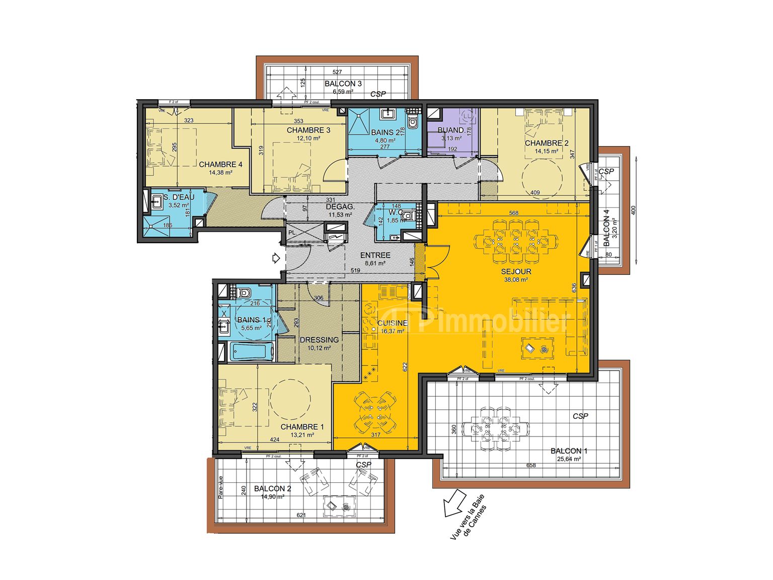 image du bien immobilier Appartement T5 LE CANNET