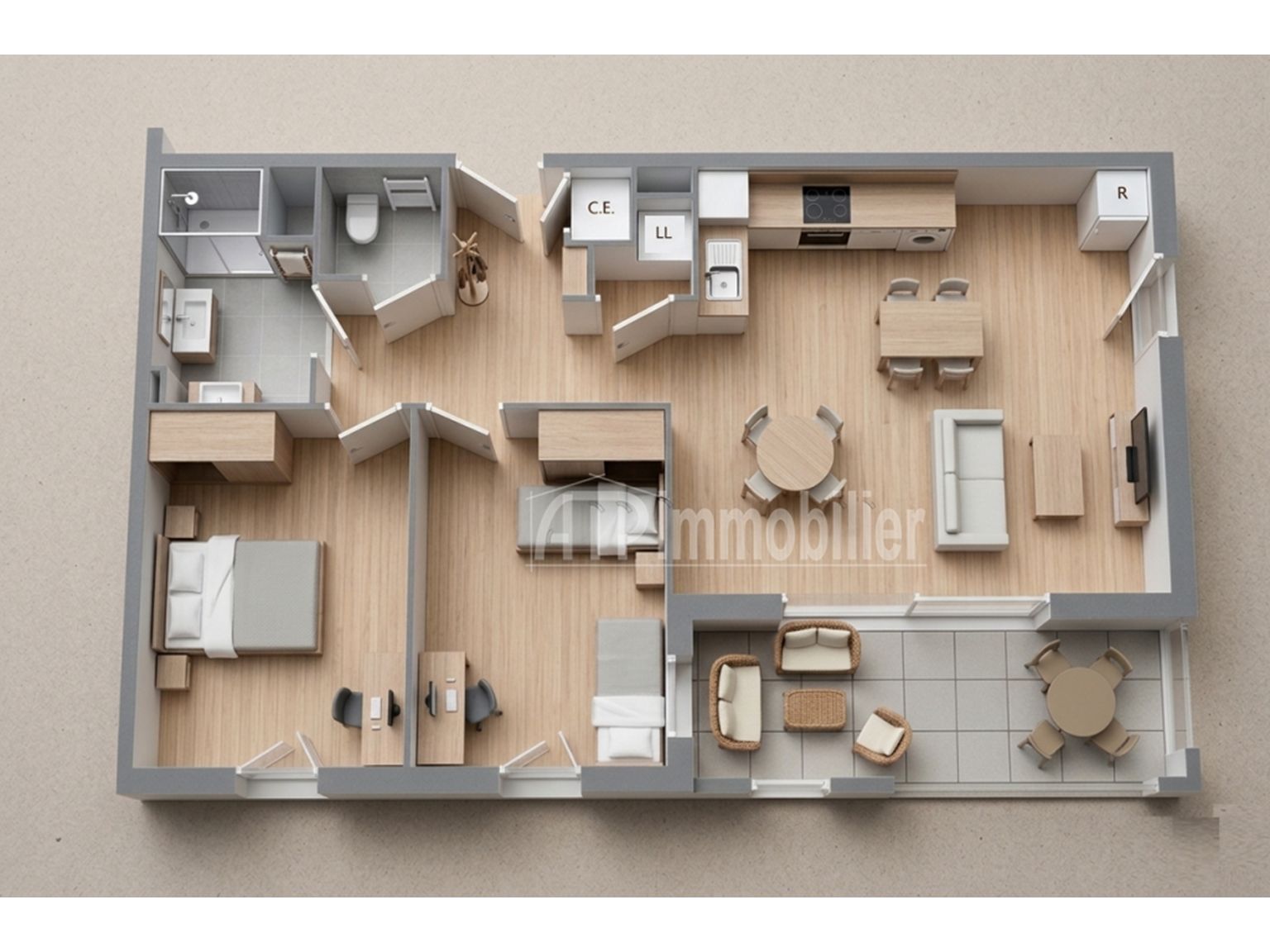 Appartement T3 AIX EN PROVENCE