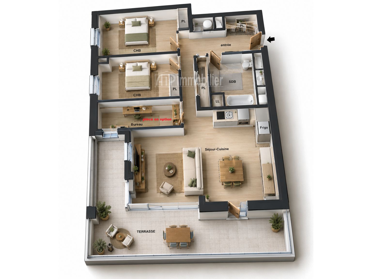 image du bien immobilier Appartement T3 GAP